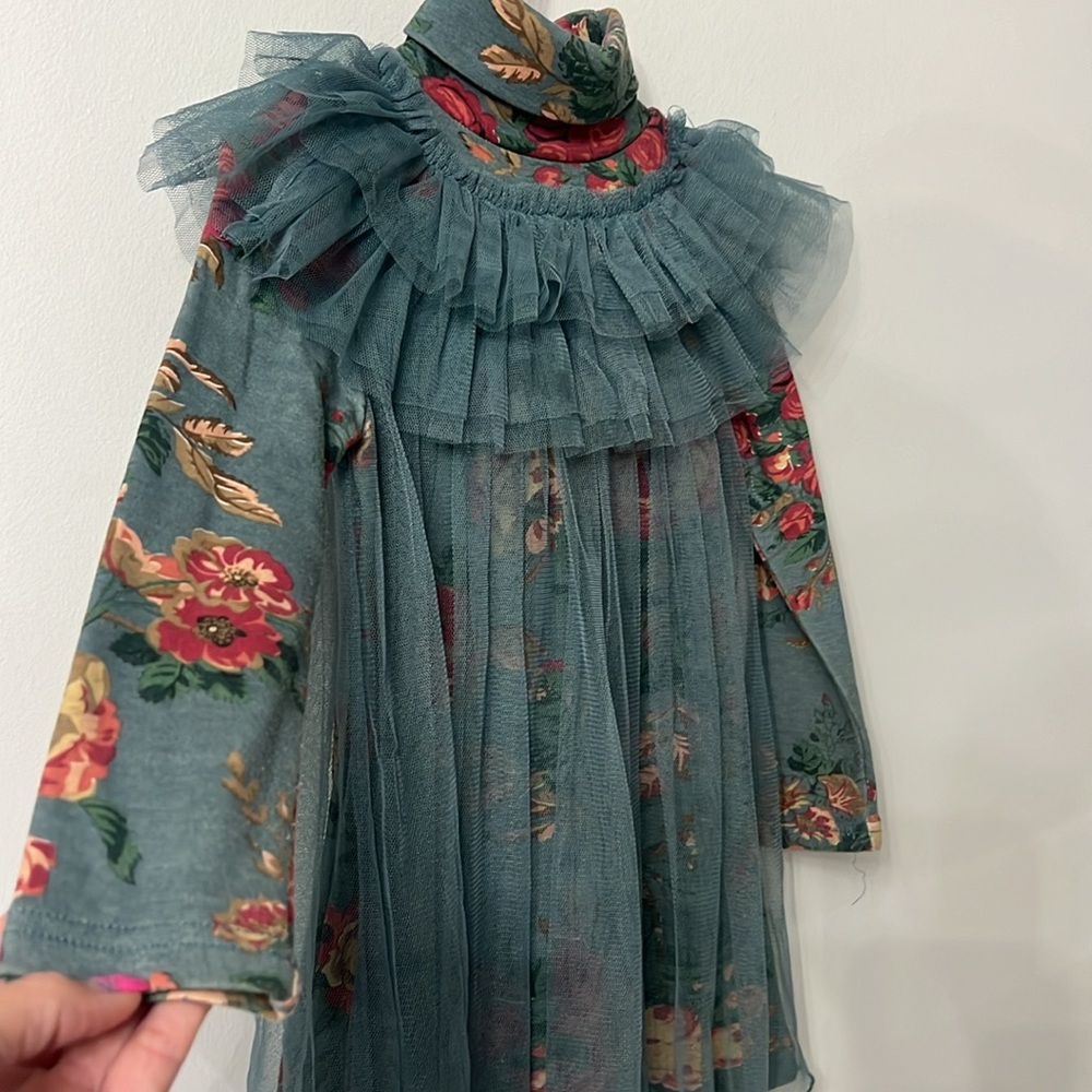 Floral Boutique dress/tunic Size 5/6 Toddler